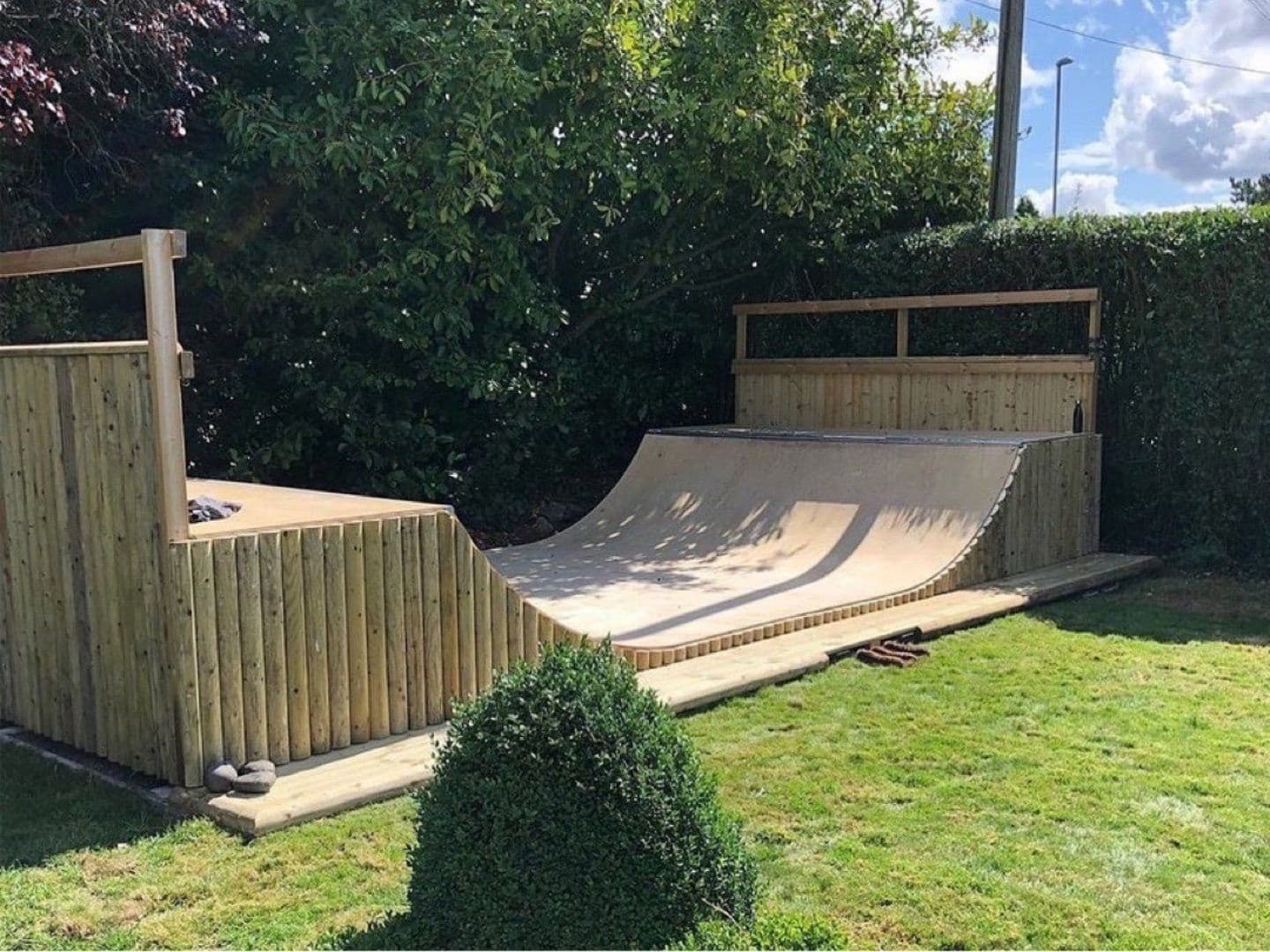 Modules de skatepark sur mesure pour particulier